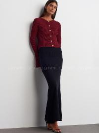 Claret Red Crew Neck Jumper