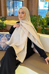 Lamelif Brisa Vual Şal Bej