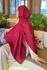 Lamelif Brisa Vual Şal Bordo