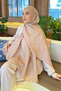 Lamelif Brisa Vual Şal Camel