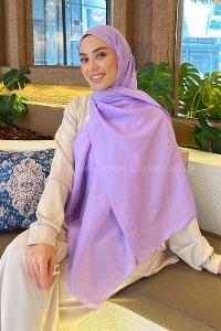 Lamelif Brisa Vual Şal Lila