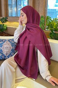 Lamelif Brisa Vual Şal Mürdüm