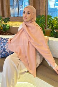 Lamelif Brisa Vual Şal Pudra