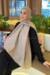 Lamelif Brisa Vual Şal Vizon