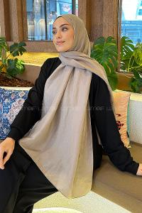 Lamelif Brisa Vual Şal Vizon