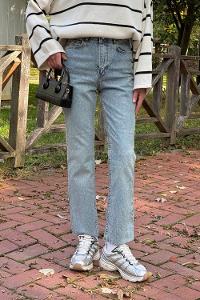 Lamelif Yırtık Jean Buz Mavisi