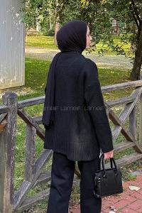 Lamelif Yumoş Kazak Siyah