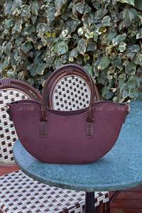 Bitter Brown Without Accessories Skin Hand Bag Arm Bag Bag