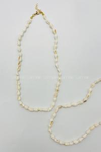 White Gold Straight Necklace