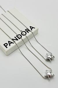 Silver Gold Straight Necklace