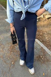 Lamelif İspanyol Paça Eşofman Altı Lacivert