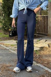 Lamelif İspanyol Paça Eşofman Altı Lacivert