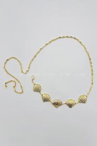 Gold Buckle Gold Belt