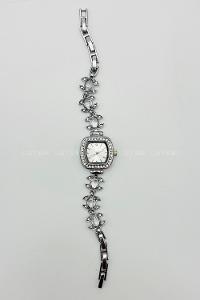 Lamelif Gümüş Kristal Taşlı Kol Saati