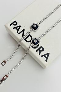 Lamelif Gümüş Su Yolu Baget Taşlı Nazar Boncuk Bileklik