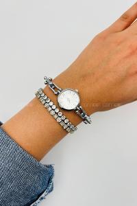 Lamelif Gümüş Tiffany Kordon Kol Saati