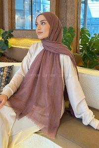 Lamelif Bürümcük Şal Koyu Gül