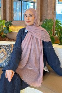 Lamelif Bürümcük Şal Leylak