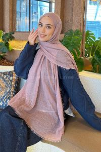 Lamelif Bürümcük Şal Leylak