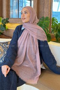 Lamelif Bürümcük Şal Leylak