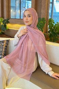 Lamelif Bürümcük Şal Pudra