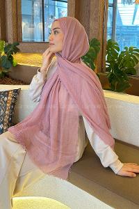 Lamelif Bürümcük Şal Pudra