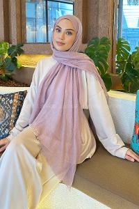 Lamelif Bürümcük Şal Soft Pudra