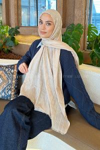 Lamelif piliseli Bambu Şal Kum Beji