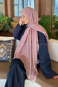 Lamelif piliseli Bambu Şal Pudra