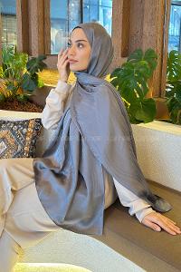 Lamelif Su Yolu Desen Janjan Jakar Şal Füme