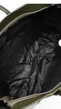 Lamelif Suni Deri Elena Kadın Çanta Haki