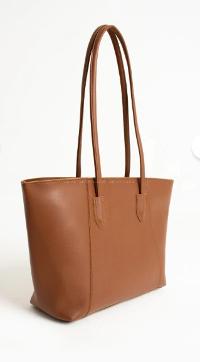 Lamelif Suni Deri Elena Kadın Çanta Taba