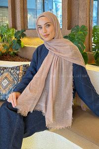 Lamelif Vizonrengi Bürümcük Şal