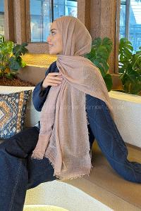 Lamelif Vizonrengi Bürümcük Şal