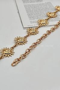 Gold-1 Buckle Gold Belt