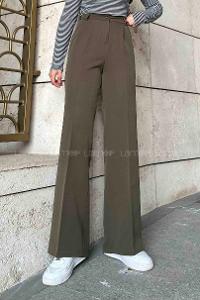 Lamelif Pensli Pantolon Haki