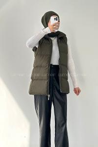 Lamelif Şişme Yelek Haki