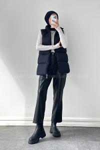 Lamelif Şişme Yelek Lacivert