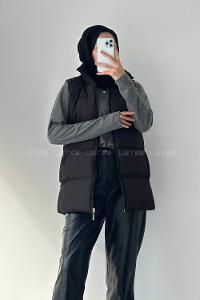 Lamelif Şişme Yelek Siyah