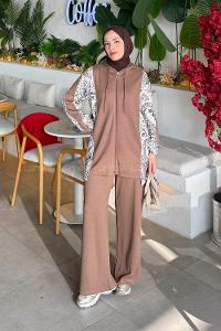 Lamelif Dijital Takım Soft Kahve