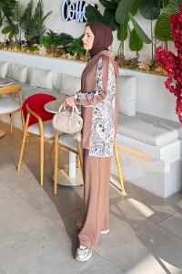 Lamelif Dijital Takım Soft Kahve