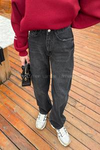 Lamelif Taloret Balon Mom Jean Füme Yıkama