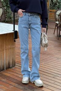 Lamelif Likralı İspanyol Jean Buz Mavisi