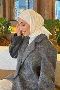 Lamelif Star Eşarp Kırık Beyaz