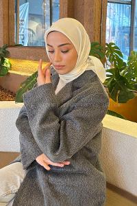 Lamelif Star Eşarp Krem