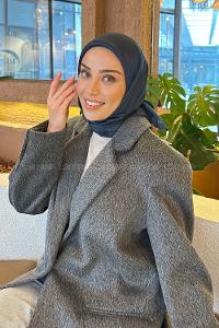 Lamelif Star Eşarp Parlament Mavi