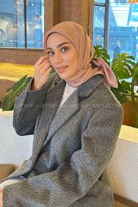 Lamelif Star Eşarp Pudra