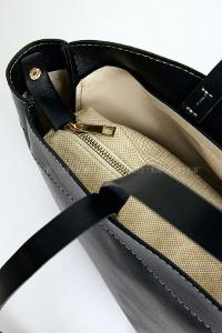 Lamelif Kadın Çift Saplı Tote Çanta Pablo Siyah