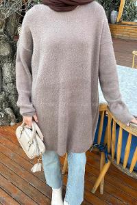 Lamelif Sakal Kumaş Kazak Vizonrengi