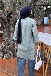 Lamelif Yumoş Triko Kazak Çağla Yeşili